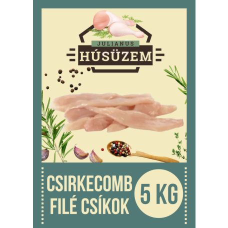 Csirkecomb filé csíkok [5kg]