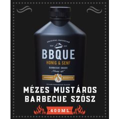 BBQUE Mézes mustáros barbecue szósz [400ml]