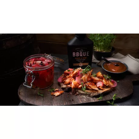 BBQUE Mézes mustáros barbecue szósz [400ml]