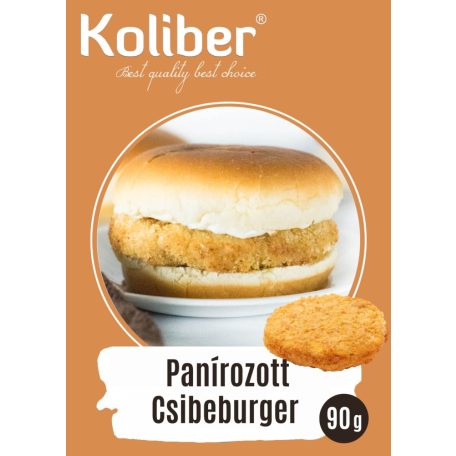 Koliber Panírozott Csibeburger 90g [100db]