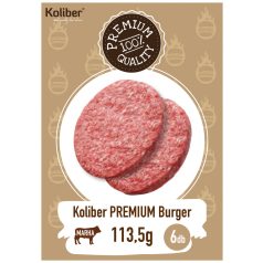 Koliber PREMIUM Burger 113,5g [6db]