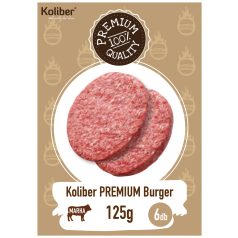 Koliber PREMIUM Burger 125g [6db]