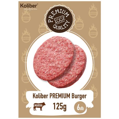 Koliber PREMIUM Burger 125g [6db]