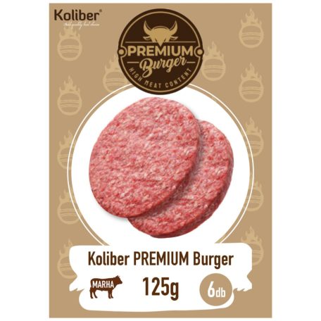 Koliber PREMIUM Burger 125g [marha] [6db]