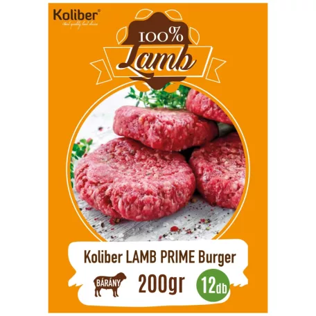 Koliber LAMB PRIME Burger 200g [bárány] [12db]