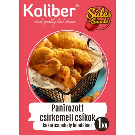 Koliber Panírozott csirkemell csíkok kukoricapehely bundában [1kg]