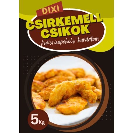 DIXI csirkemell csíkok kukoricapehely bundában [5kg]