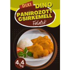 DIXI dinó panírozott csirkemell falatok [4.4kg]