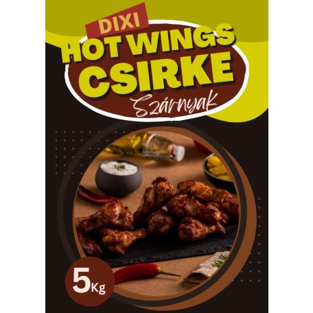 DIXI Hot Wings fűszeres csirkeszárnyak [5kg]