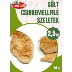 Cookin5 - Sült csirkemellfilé szeletek 80g [2.5kg]