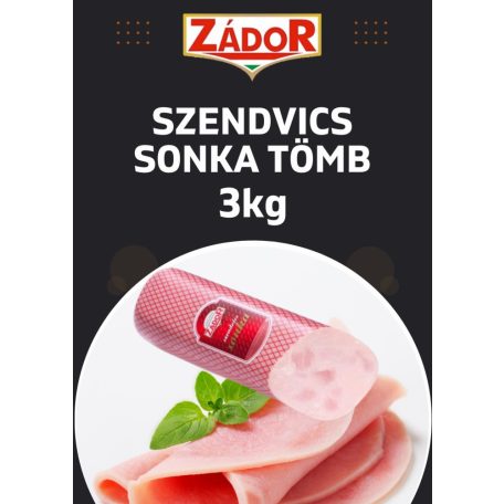 Zádor-hús szendvics sonka tömb [3kg]