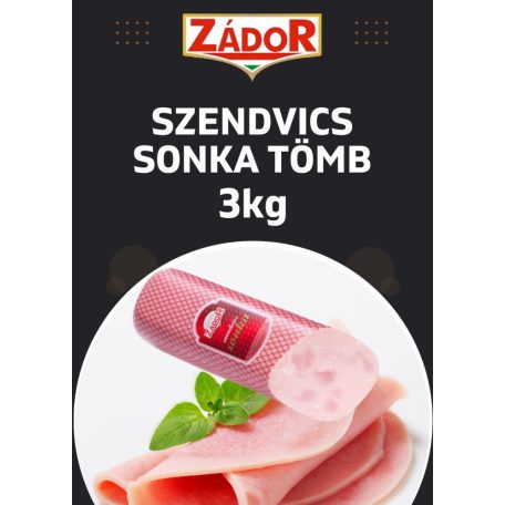 Zádor-hús szendvics sonka tömb [3kg]