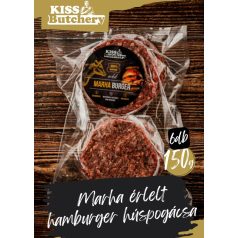 KISS Butchery - Marha érlelt hamburger 150g [6db]