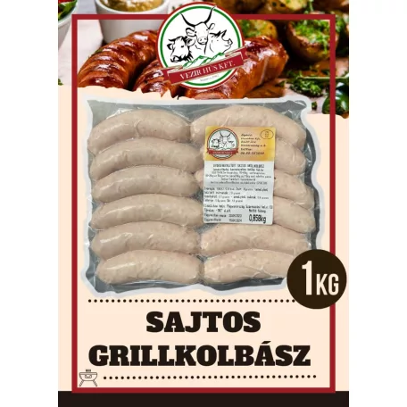 Vezir Hús - Sajtos grillkolbász [1kg]