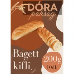 Bagett  kifli 200g [10db]