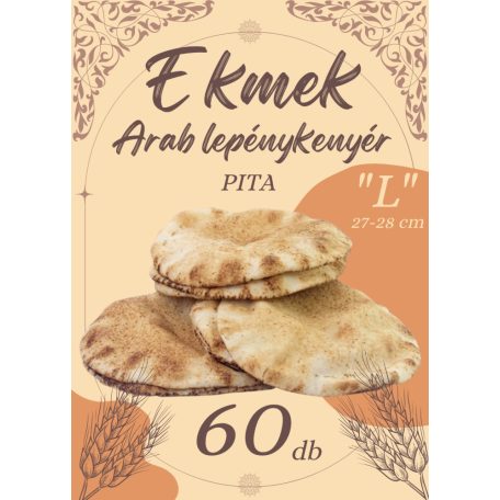 Ekmek - Arab lepénykenyér (pita) "L" [60db]