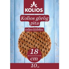 Kolios görög pita 18cm teljes kiőrlés [10db]