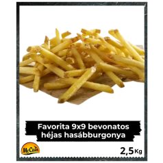 McCain Favorita 9x9 bevonatos héjas hasábburgonya [2.5kg]