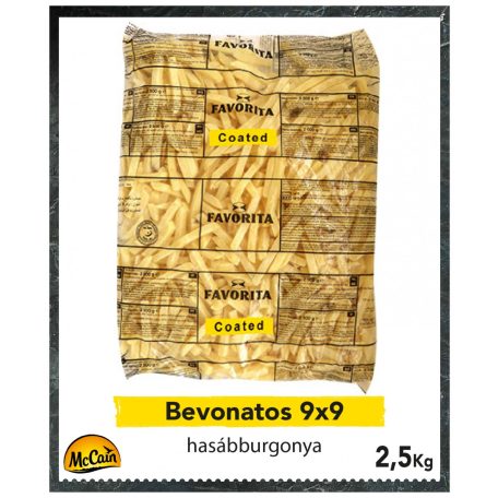 McCain Favorita 9x9 bevonatos hasábburgonya [2.5kg]