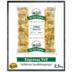 McCain Expressz 9x9 hullámos hasábburgonya [2.5kg]