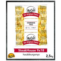 McCain SteakHouse 9x18 hasábburgonya [2.5kg]