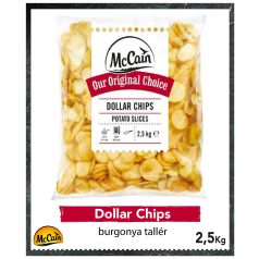 McCain Dollar Chips burgonya tallér [2.5kg]