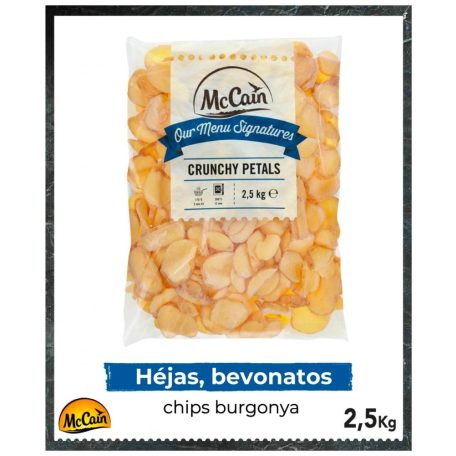 McCain Crunchy Petals héjas, bevonatos chips burgonya [2.5kg]