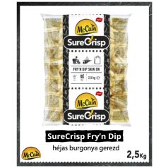 McCain SureCrisp Fry n Dip héjas burgonya gerezd [2.5kg]