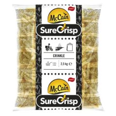 McCain SureCrisp Crinkle Fries 9x9 hasábburgonya [2.5kg]