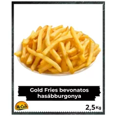McCain Gold Fries bevonatos hasábburgonya [2.5kg]