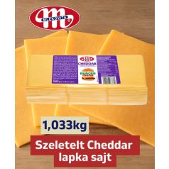 Mlekovita - Szeletelt Cheddar lapka sajt [1.033kg]