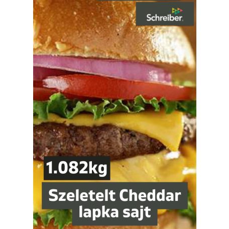 Schreiber - Szeletelt Cheddar lapka sajt [1.082kg]