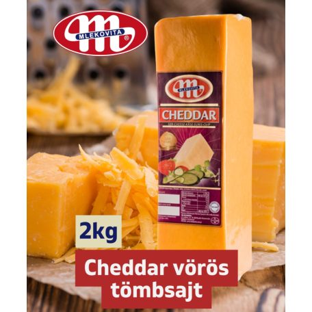 Mlekovita - Cheddar vörös tömbsajt [2kg]