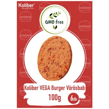 Koliber VEGA Burger Vörösbab 100g [6db]