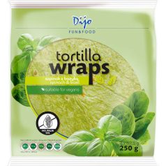 DIJO - Tortilla tekercs bazsalikomos és spenótos [4db]
