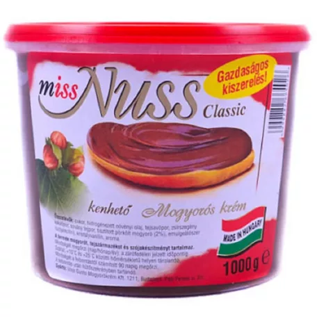 Miss Nuss mogyorókrém [1kg]