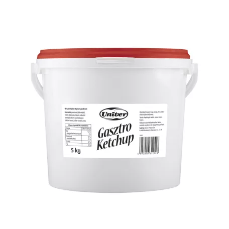 Univer Ketchup vödrös [5kg]