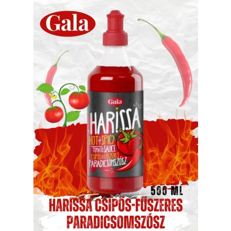 Gala Harissa csípős-fűszeres paradicsomszósz [500ml]