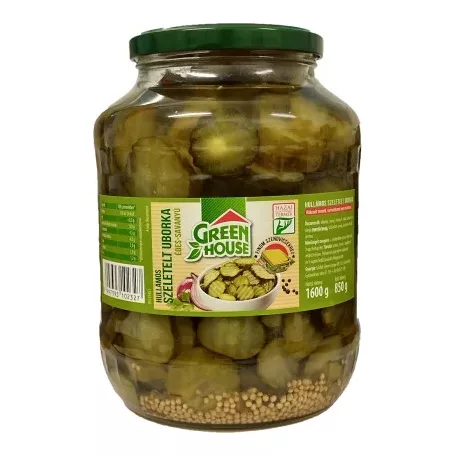 GreenHouse hullámos szeletelt csemege uborka [850g]
