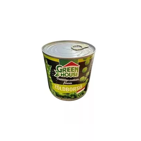 GreenHouse zöldborsó konzerv [12x270g]