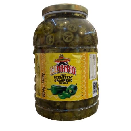 El Ninio szeletelt Jalapeño paprika [1400g]