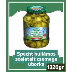 Develey Specht hullámos szeletelt csemege uborka [1320g]
