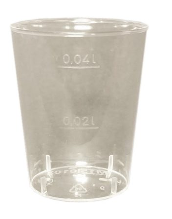 Műanyag 2-4 cl pohár [50db]
