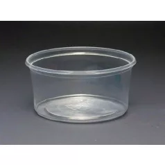 Műanyag kerek tál 250ml [100db]