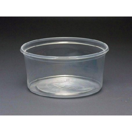 Műanyag kerek tál 250ml [100db]